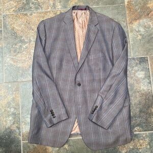 Johnston & Murphy Check Plaid Men's Blazer